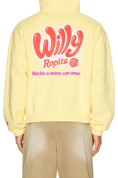 Willy Chavarria Willy Ropita Shrunken Zip-Through Hoodie | Thumbnail 3 Willy Chavarria Willy Ropita Shrunken Zip-Through Hoodie | Thumbnail 3