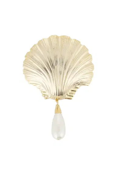 Rowen Rose Oversized Shell Brooch | Thumbnail 1