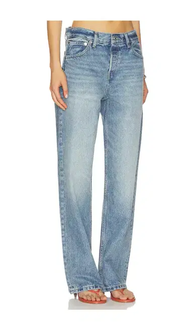 EB Denim Mid Rise Baggy Jeans | Thumbnail 2