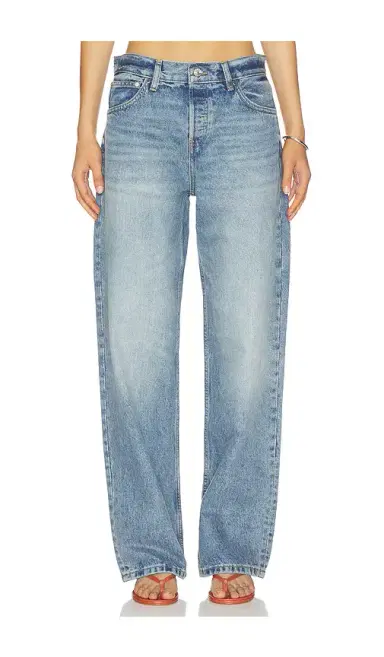 EB Denim Mid Rise Baggy Jeans | Thumbnail 1