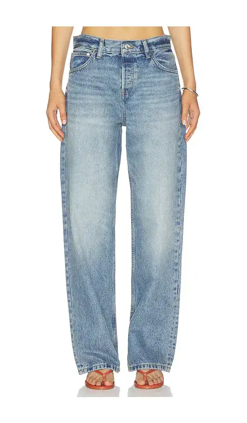 Mid Rise Baggy Jeans