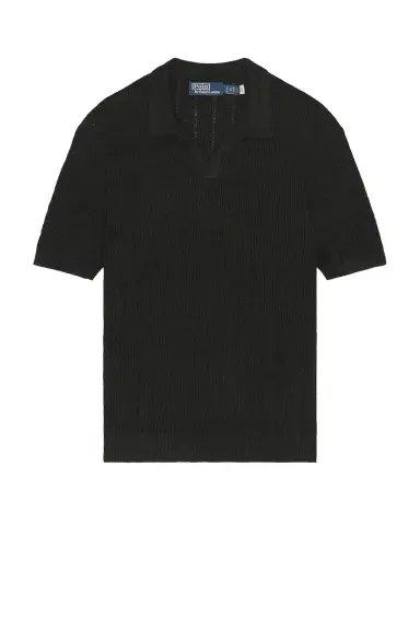 Polo Ralph Lauren Short Sleeve Linen Johnny Collar Sweater | Thumbnail 6
