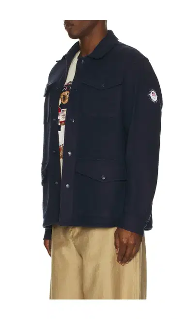 Polo Ralph Lauren Winter Olympics Boil Wool Double Knit Shirt | Thumbnail 2