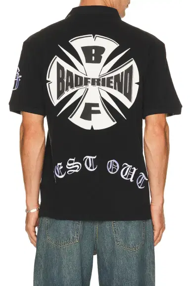Badfriend Best Out Embroidered Knit Polo | Thumbnail 3