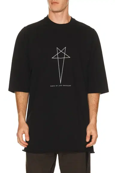 DRKSHDW by Rick Owens Jumbo Short Sleeve T | Thumbnail 3 DRKSHDW by Rick Owens Jumbo Short Sleeve T | Thumbnail 3