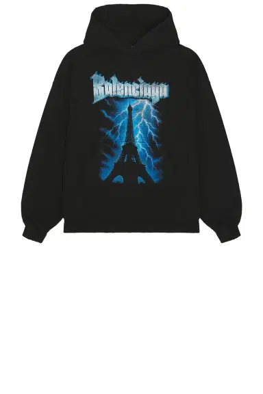 Balenciaga Medium Fit Hoodie | Thumbnail 4 Balenciaga Medium Fit Hoodie | Thumbnail 4