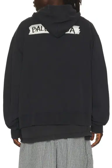 Balenciaga Over Zip Up Hoodie | Thumbnail 2