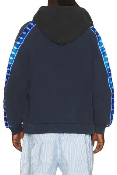 Balenciaga Patched Zip Up Hoodie | Thumbnail 3