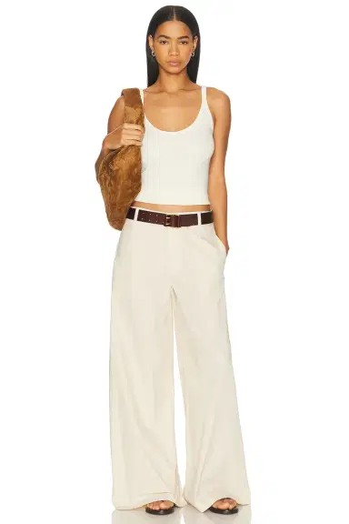 Polo Ralph Lauren Poplin Wide Leg Pant | Thumbnail 5