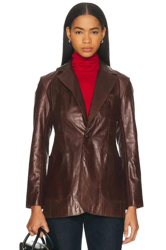 Polo Ralph Lauren Leather Blazer