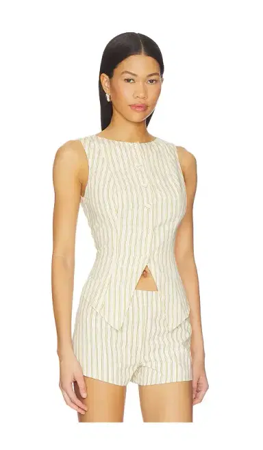 ALL THE WAYS Alerie Button Front Top | Thumbnail 2