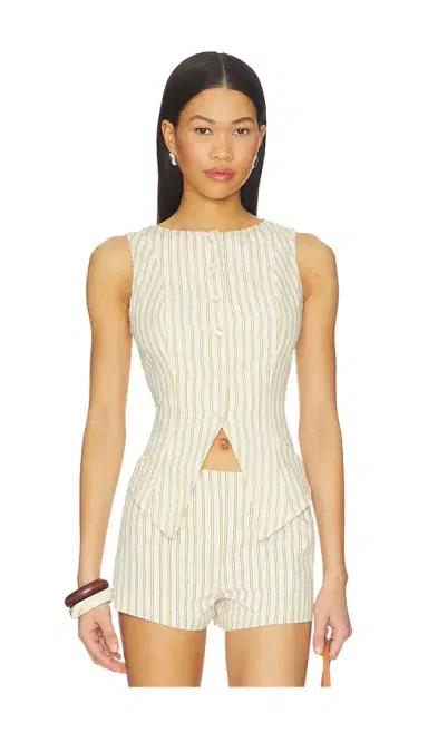 ALL THE WAYS Alerie Button Front Top | Thumbnail 1