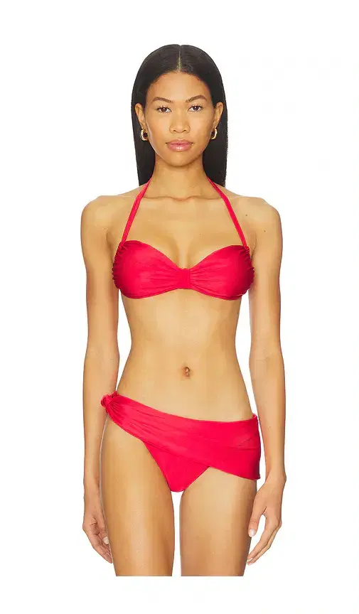 Frankies Bikinis Reece Satin Bikini Top