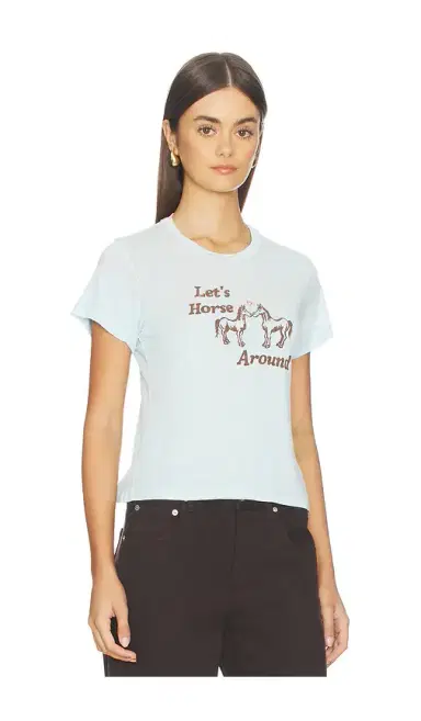 DAYDREAMER Let's Horse Around Burnout Vintage Tee | Thumbnail 2 DAYDREAMER Let's Horse Around Burnout Vintage Tee | Thumbnail 2