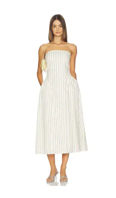 Faithfull Benetta Midi Dress | Thumbnail 1 Faithfull Benetta Midi Dress | Thumbnail 1