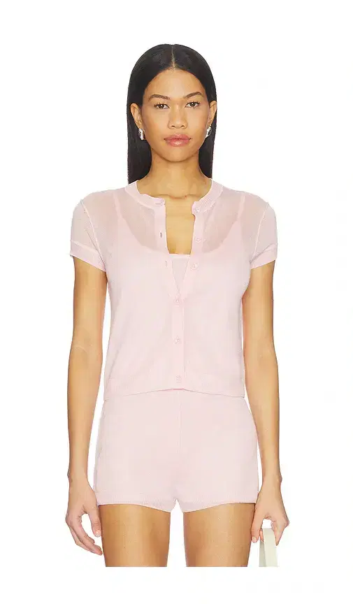 Serena Sheer Cardi With Cami Top