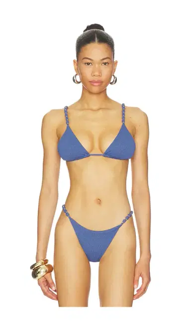 Vix Swimwear Beads Tri Parallel Bikini Top | Thumbnail 1 Vix Swimwear Beads Tri Parallel Bikini Top | Thumbnail 1