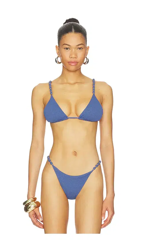 Vix Swimwear Beads Tri Parallel Bikini Top