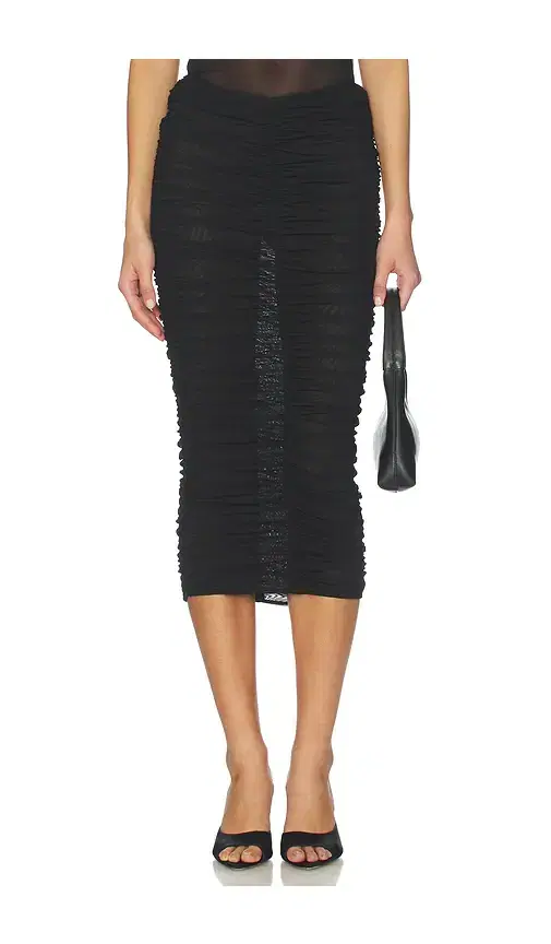 SEROYA Auralee Mesh Skirt