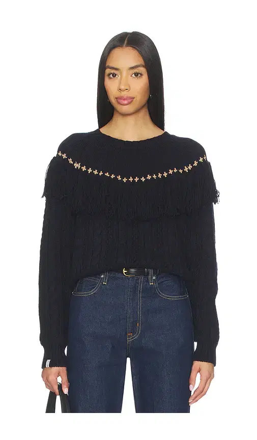 THE UPSIDE Clara Tassle Knit Sweater