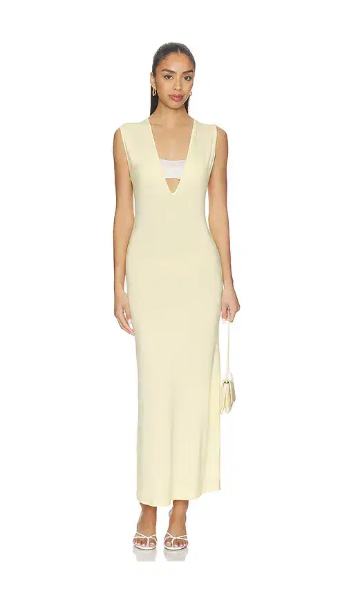 Artless Tate Plunge Midi Dress