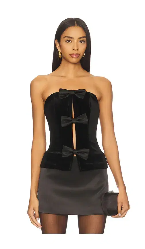 MORE TO COME Mariah Strapless Top