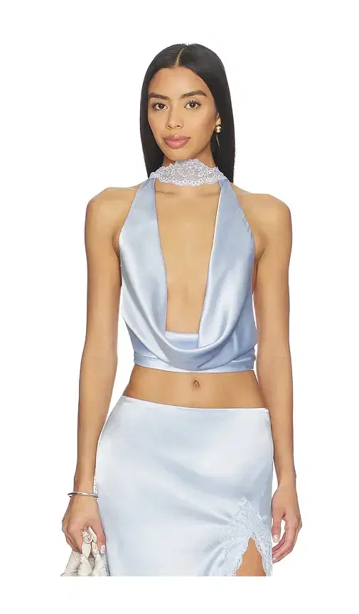MORE TO COME Flyn Cowl Neck Top