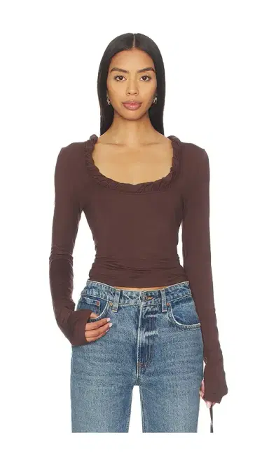 MORE TO COME Arielle Twisted Top | Thumbnail 1