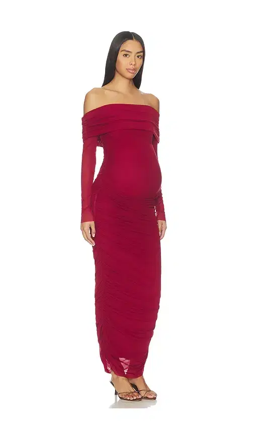BUMPSUIT Off The Shoulder Mesh Dress