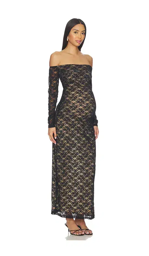 BUMPSUIT Off The Shoulder Lace Dress