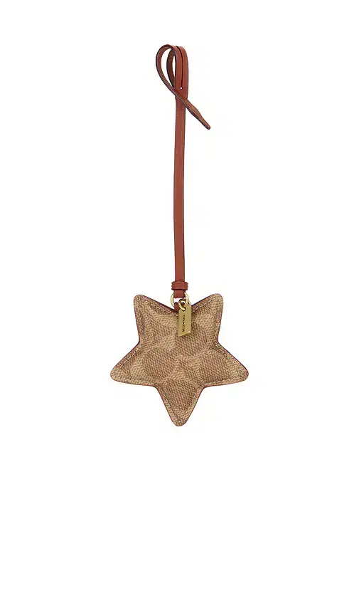 Coach Star Puffy Signature Bag Charm