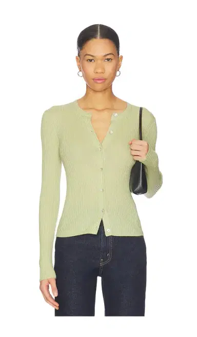 Vince Ribbed Cardigan | Thumbnail 1 Vince Ribbed Cardigan | Thumbnail 1
