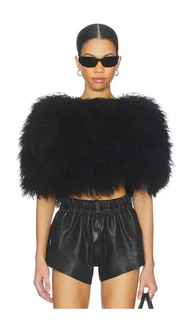 OW Collection Nia Fur Top | Thumbnail 1