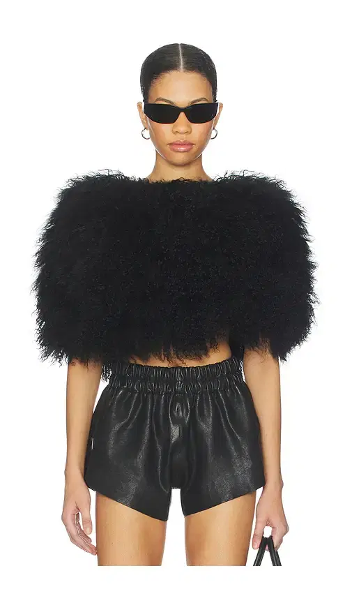OW Collection Nia Fur Top