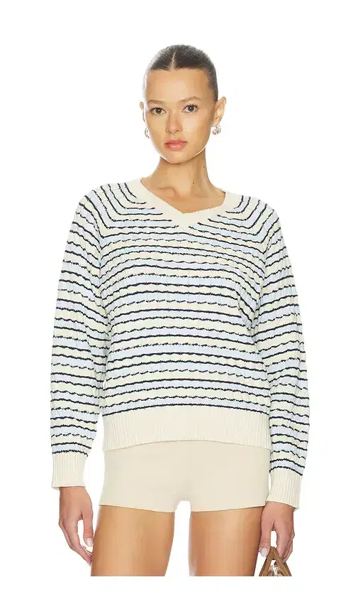 Frankies Bikinis Piper Cable Knit Sweater