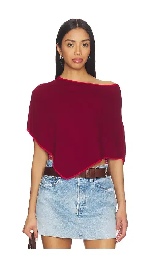 Frankies Bikinis Scout Knit Poncho