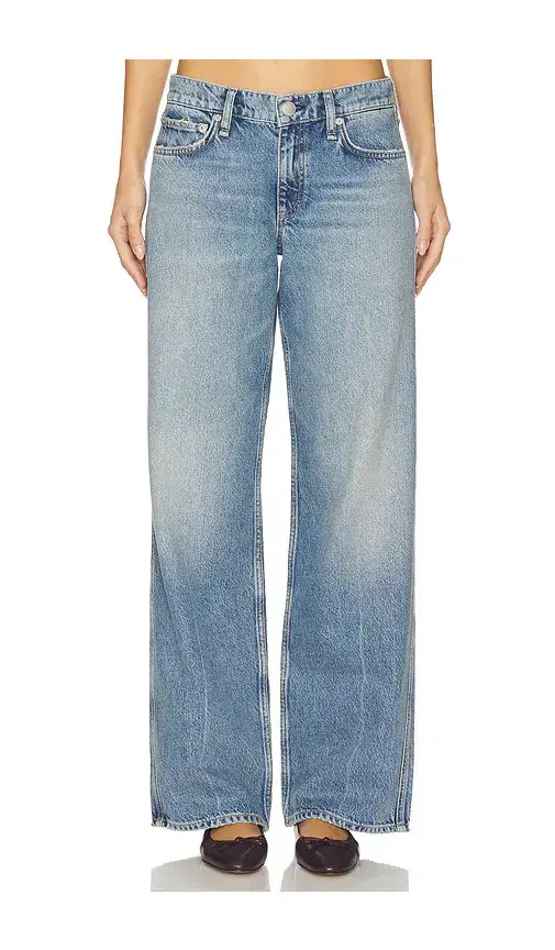 Rag & Bone Cam Low Rise Full Straight Jeans
