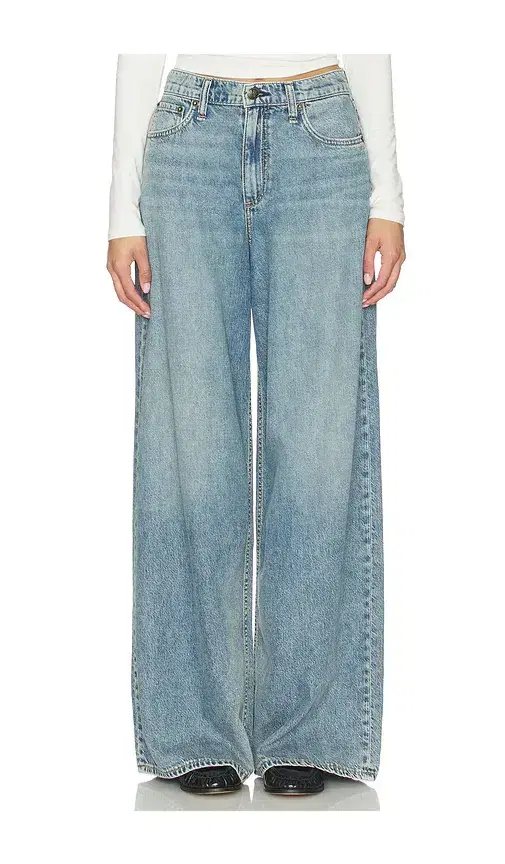 Rag & Bone Featherweight Sofie Full Wide Jeans