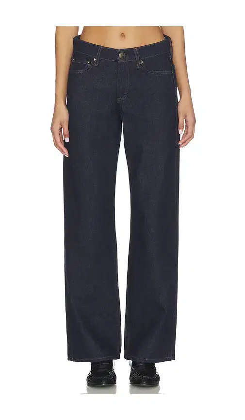 Rag & Bone Cam Low Rise Full Straight Jeans