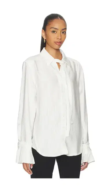 Free People Mary Lou Silky Shirt | Thumbnail 2