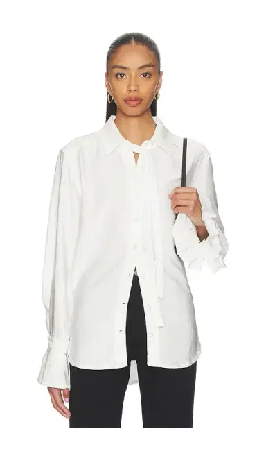 Free People Mary Lou Silky Shirt | Thumbnail 1
