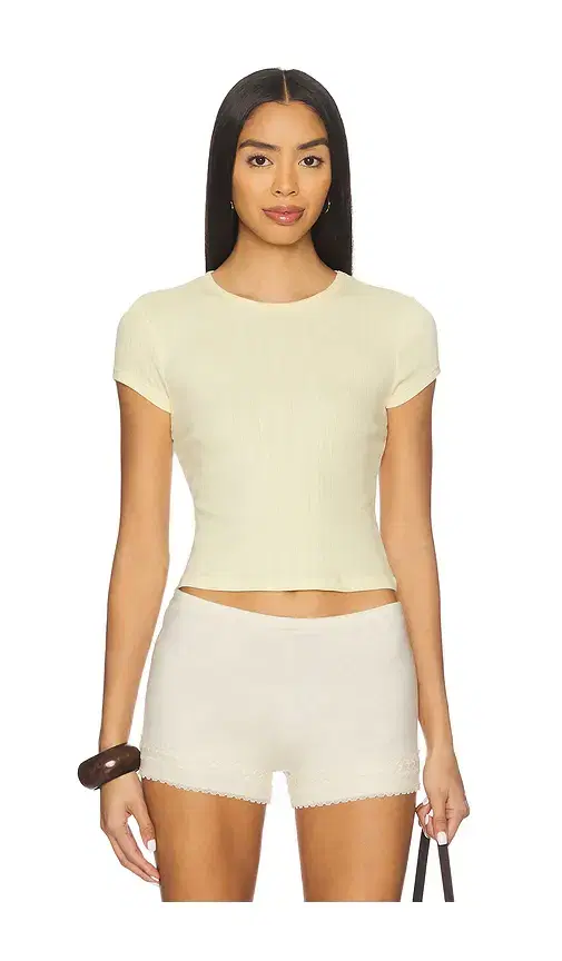 Free People x Intimately Wait A Minute Baby Tee