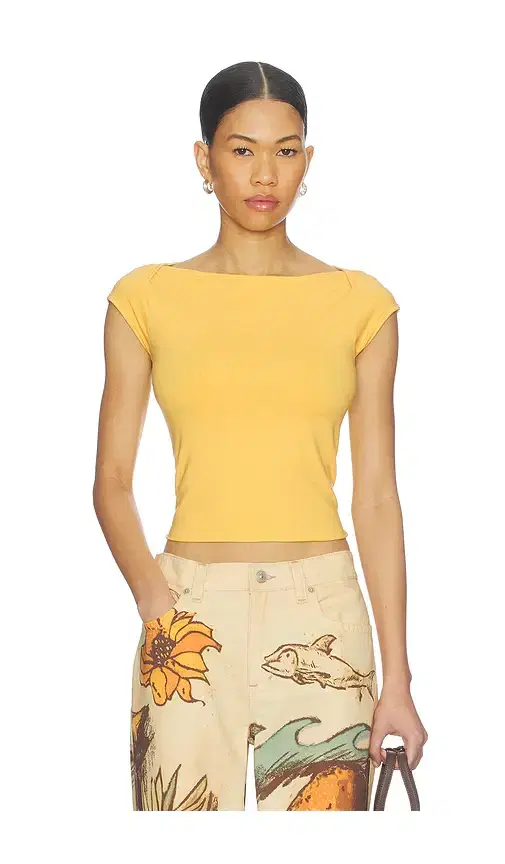 Free People So Soft Seamless Modal Tee