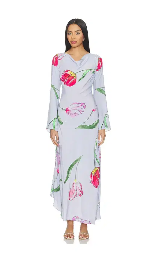 Free People Zadie Diagonal Seam Midi Dress