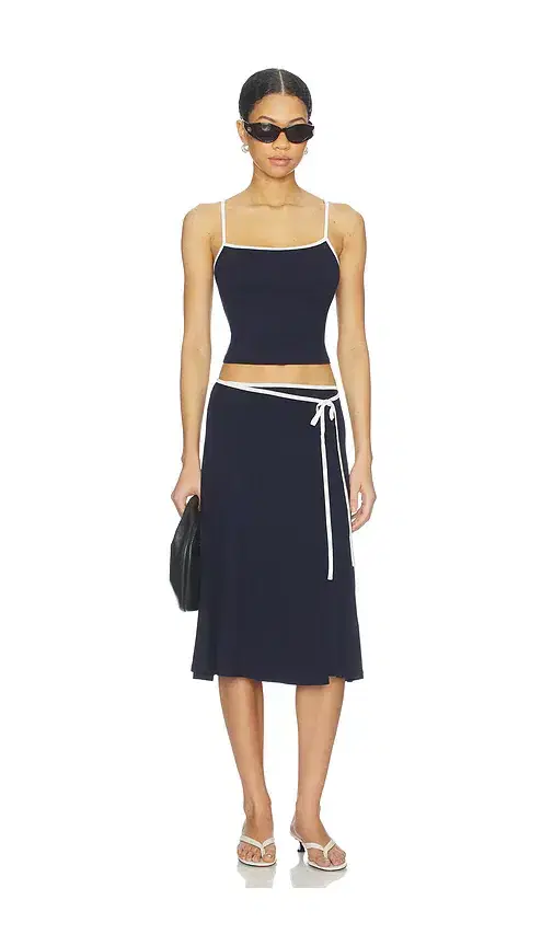 Free People x free-est Opal Skirt Set In Navy Combo