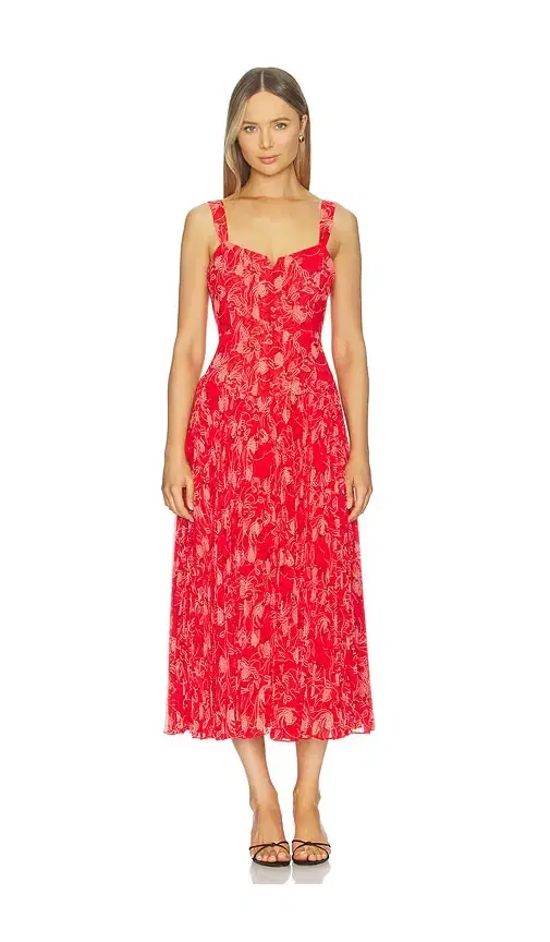 Cinq a Sept Botanical Floral Pascual Dress