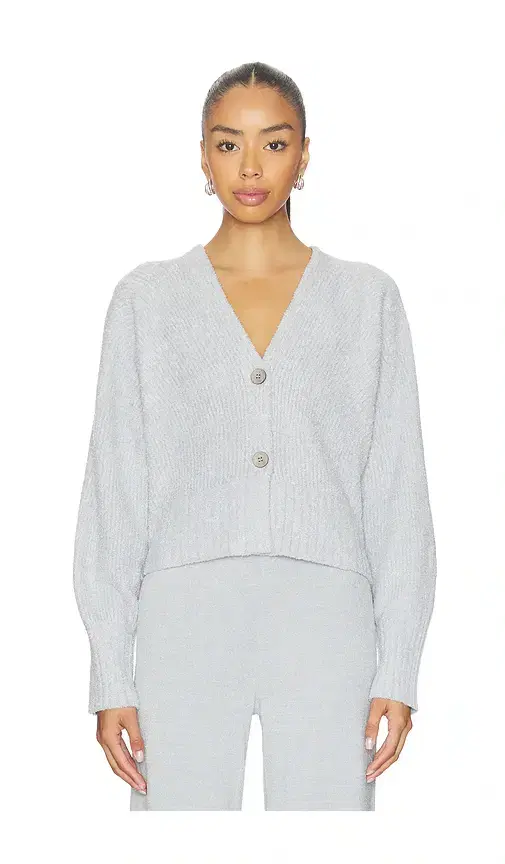Barefoot Dreams CozyChic Lite Ribbed Button Front Cardigan