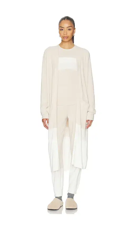 Barefoot Dreams CozyChic Ultra Lite Wavy Long Cardigan