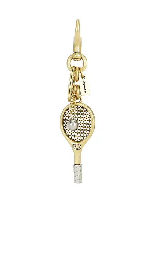 Coach Small Tennis Racket Bag Charm