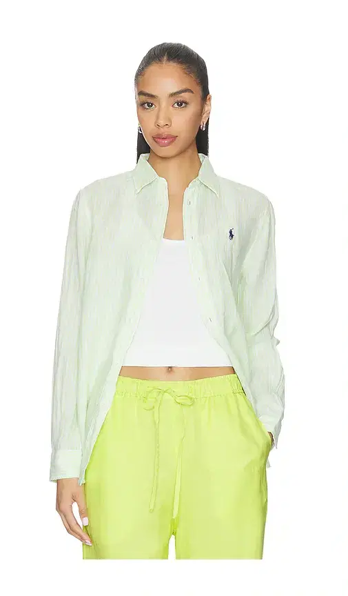 Polo Ralph Lauren Linen Long Sleeve Sport Shirt